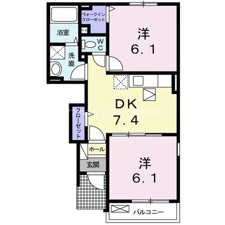 サンリットヒルⅡの物件間取画像